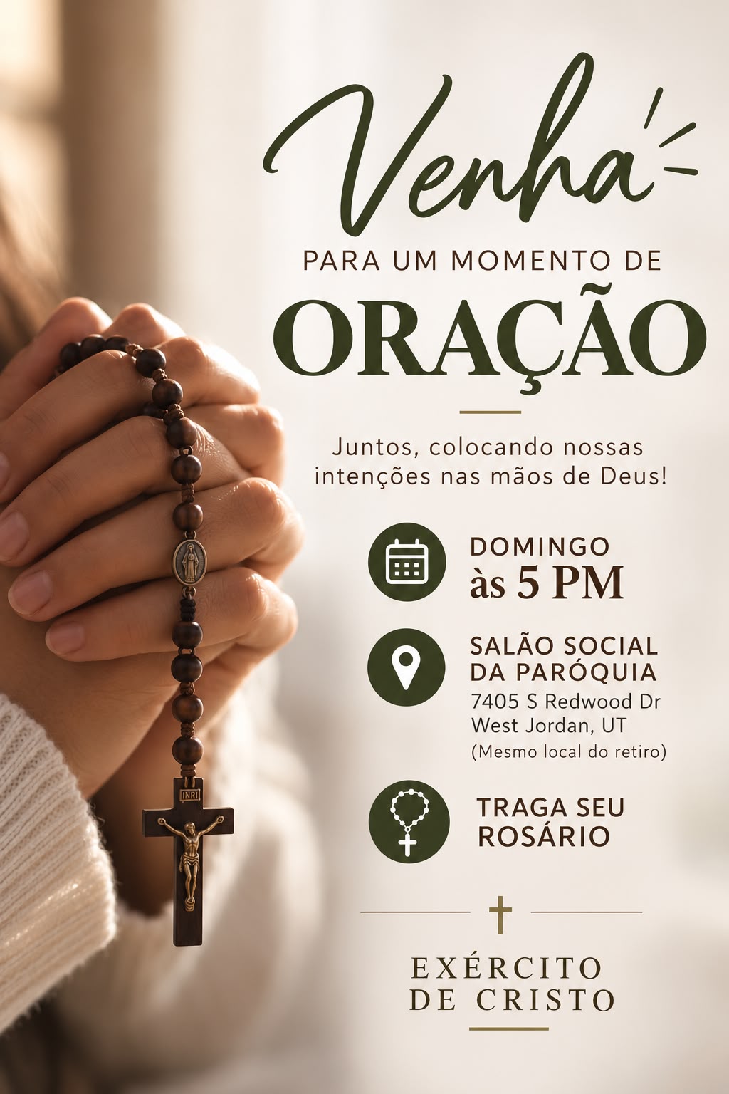 Imagem do evento: Momento de Oração